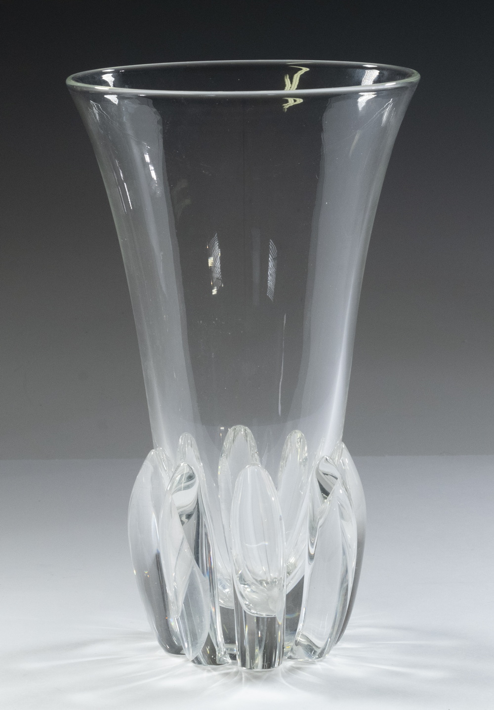 STEUBEN "LOTUS" ART GLASS VASE