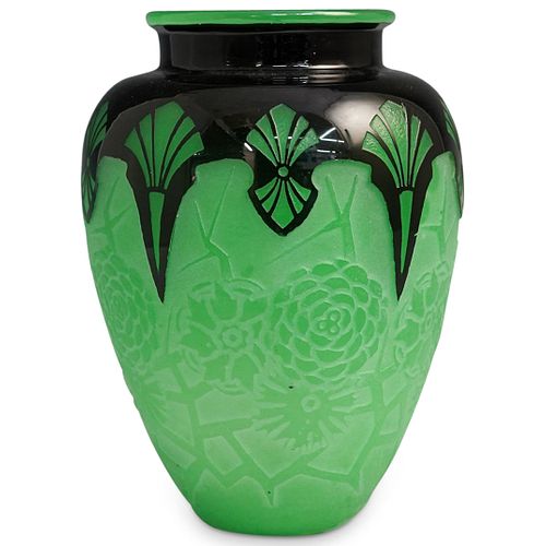 STEUBEN MIRROR BLACK CUT TO JADE