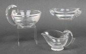 STEUBEN MODERN CRYSTAL BOWLS,