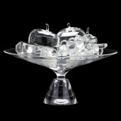 STEUBEN, MODERNIST CRYSTAL COM