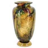 STEUBEN MOSS AGATE VASEDESCRIP