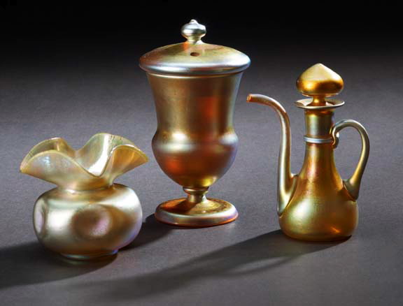 Steuben Pale Gold Aurene Glass