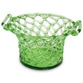 STEUBEN POMONA GREEN GLASS LAT
