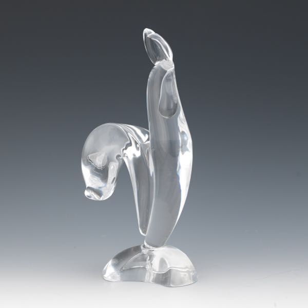STEUBEN ROOSTER 10 ¾" x 4 ¾"