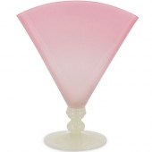 STEUBEN ROSALINE ALABASTER GLA