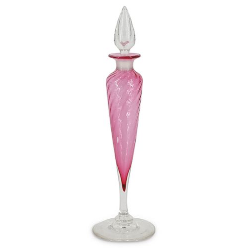 STEUBEN ROSALINE COLOGNE BOTTLE