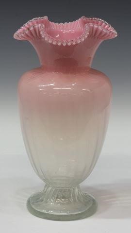 STEUBEN ROSALINE GRADIENT ART GLASS