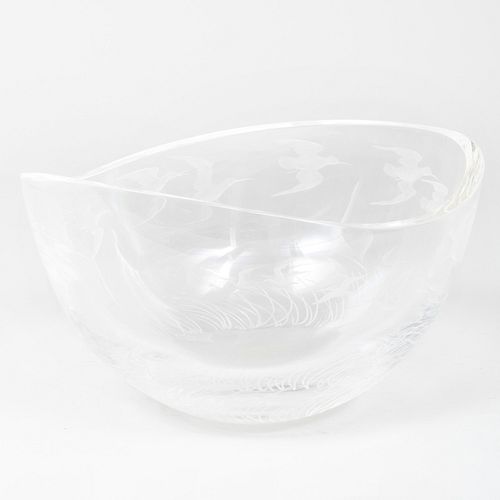 STEUBEN SNIPE BOWL, DESIGNED BY
