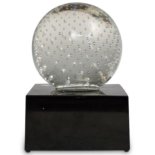 STEUBEN SOLID GLASS BALL