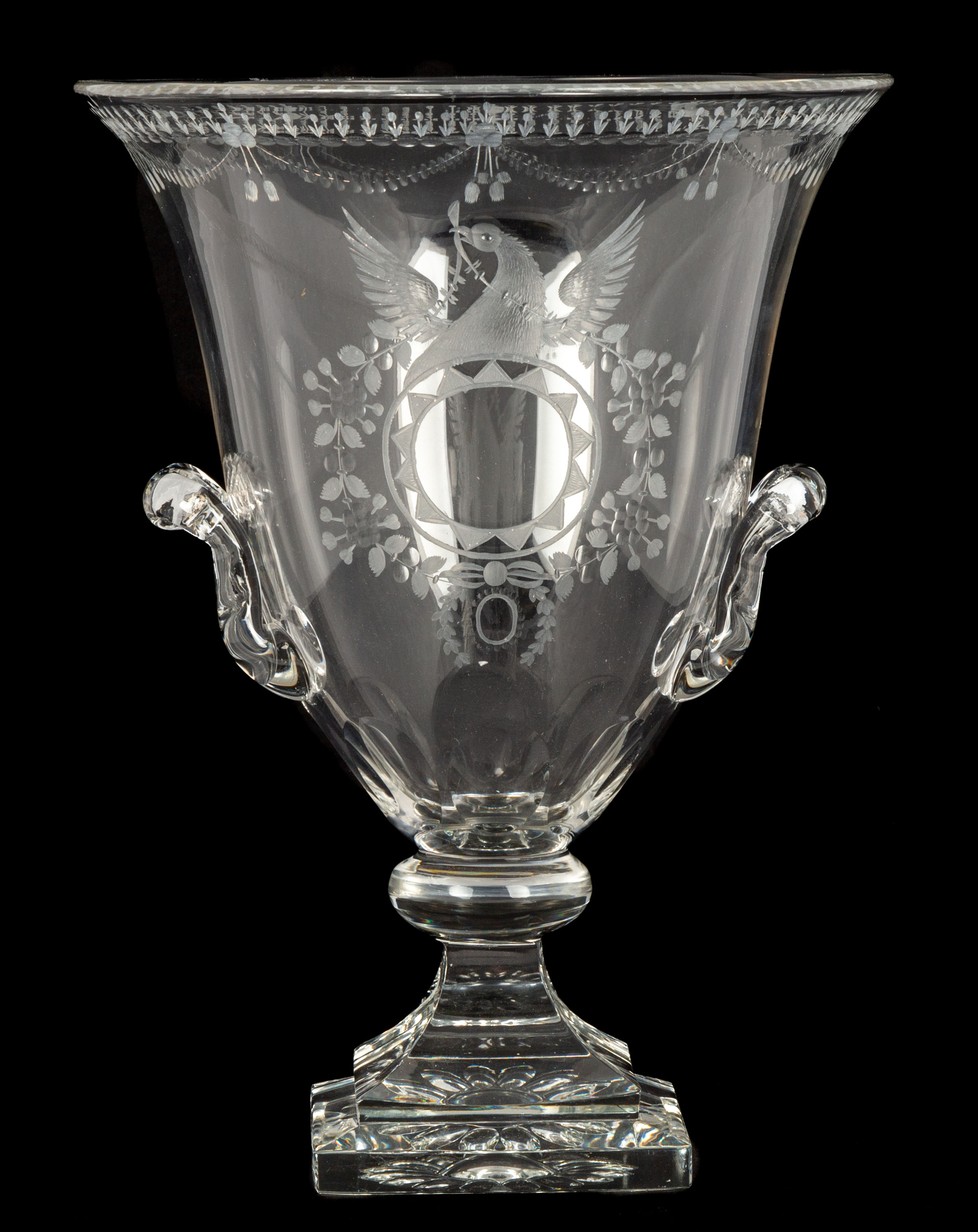 STEUBEN STRAWBERRY MANSION TROPHY