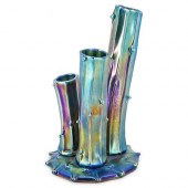 STEUBEN THREE PRONG BLUE AUREN