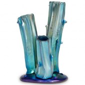 STEUBEN THREE PRONG BLUE AUREN