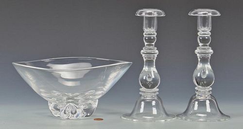 STEUBEN TRILLIUM BOWL,