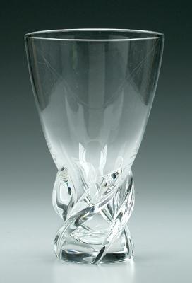 Steuben vase, designed by Donald
