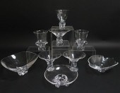 STEUBEN VASES, BOWLSCalyx leaf
