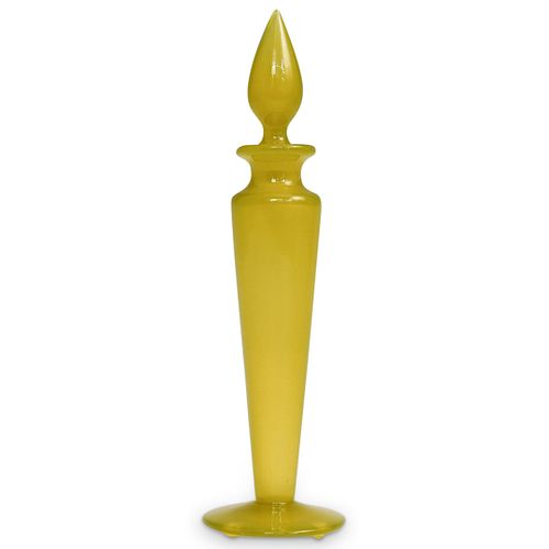 STEUBEN YELLOW JADE PERFUME GLASS