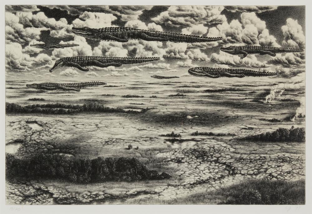 STEVE GALLOWAY (B. 1952), "ADVANCE"