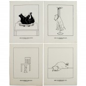 STEVE GIANAKOS, (4) DRAWINGS S