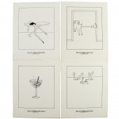 STEVE GIANAKOS, (4) DRAWINGS S