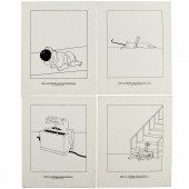STEVE GIANAKOS, (4) DRAWINGS S