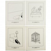 STEVE GIANAKOS, (4) DRAWINGS S