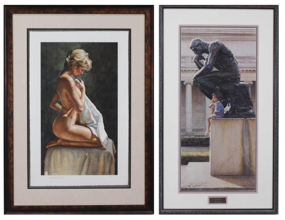 STEVE HANKS TWO PRINTSSTEVE HANKS