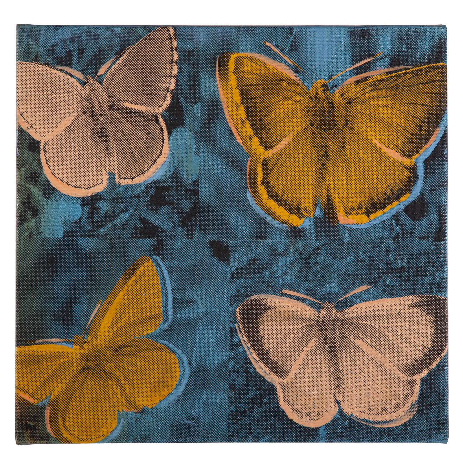 STEVE KAUFMAN. FOUR BUTTERFLIES,