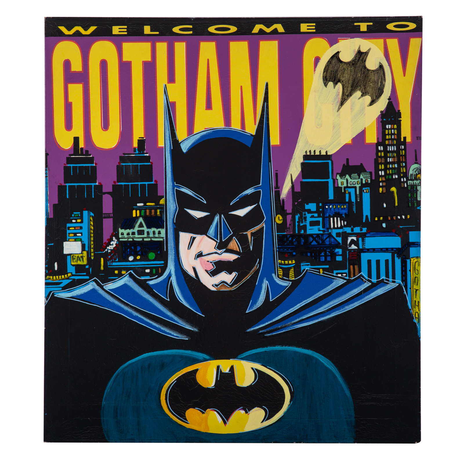 STEVE KAUFMAN. "WELCOME TO GOTHAM