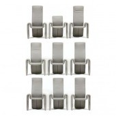 STEVE LEONARD, SET OF NINE RIB