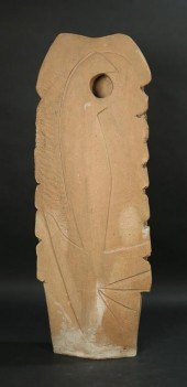 STEVE MAYO ABSTRACT CLAY POTTE