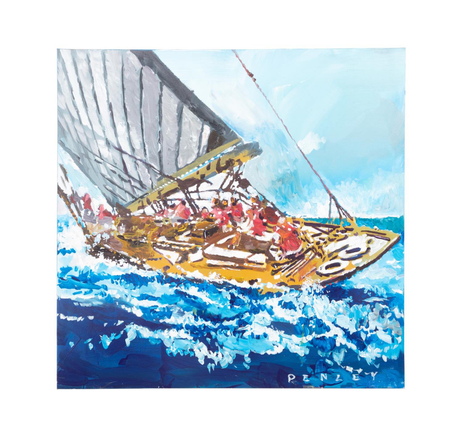 STEVE PENLEY SIGNED "SAILBOAT"