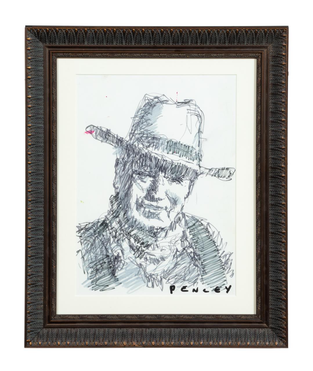 STEVE PENLEY, SKETCH OF JOHN WAYNE,