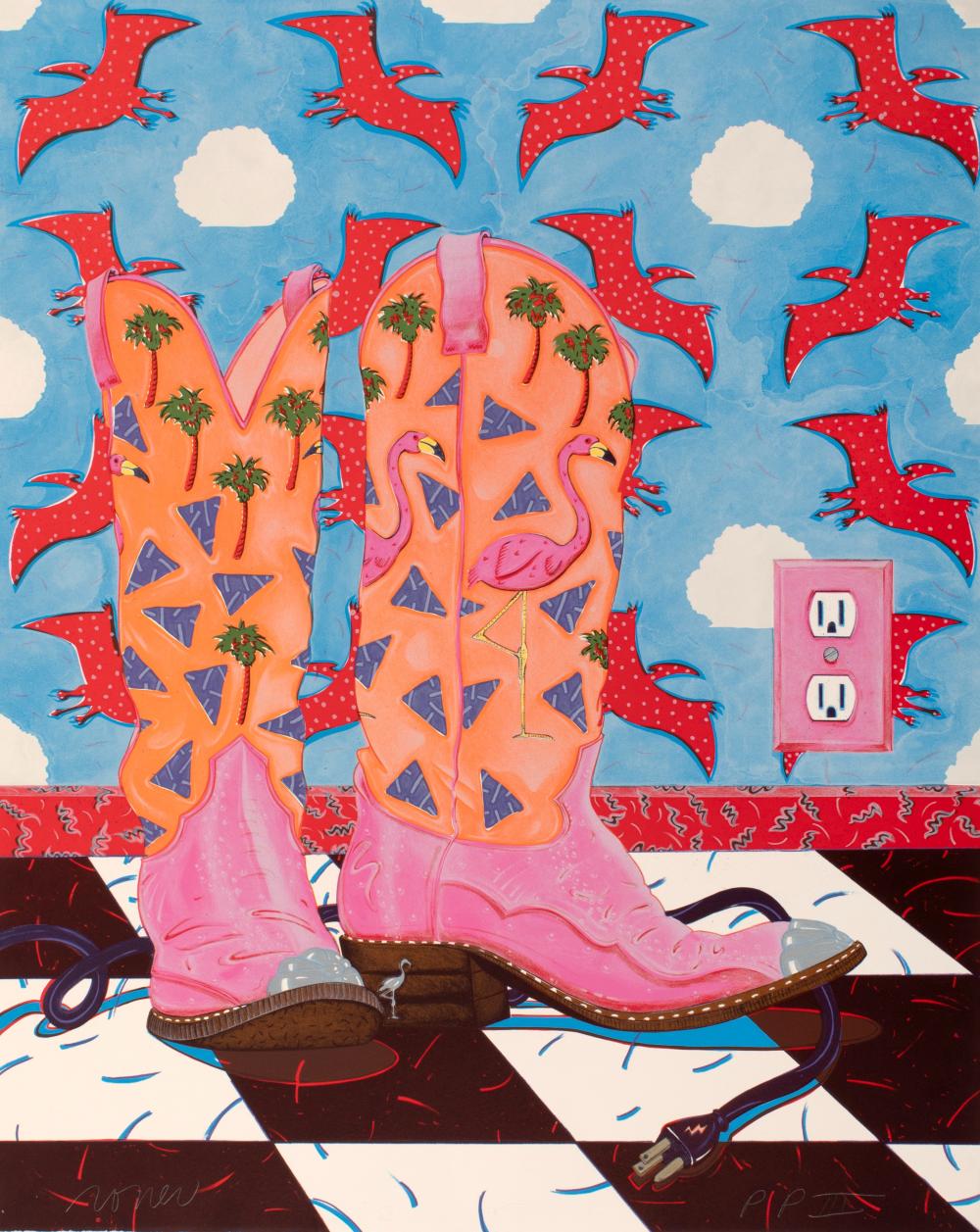 STEVE ROSSER, FLAMINGO BOOTS,