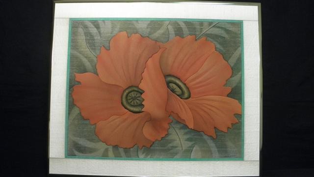 Steven Corning mixed media framed