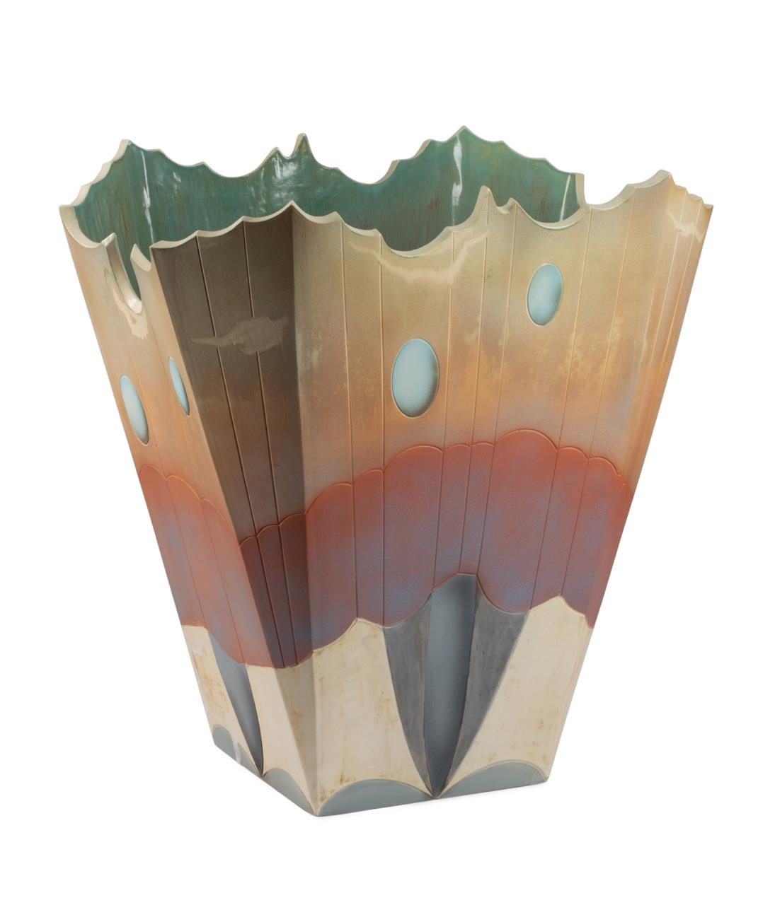 STEVEN FORBED-DESOULE RAKU PEDESTAL