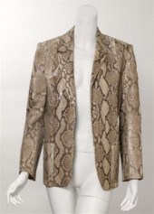 Steven Shatz python jacket