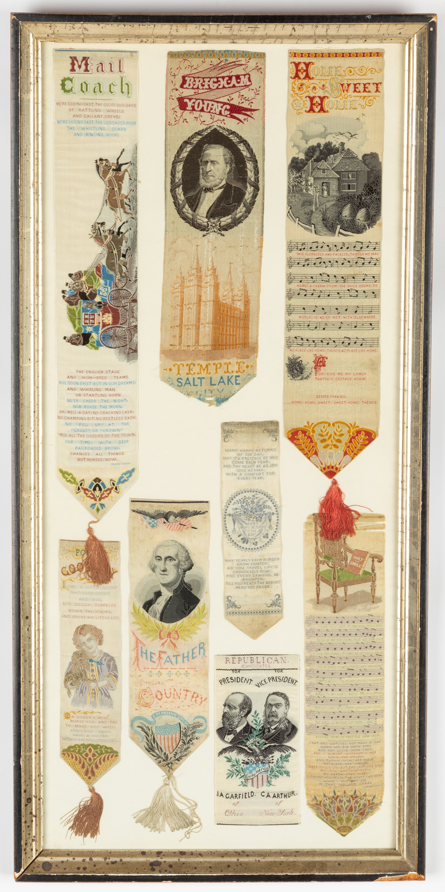 STEVENGRAPHS PATRIOTIC BOOKMARKS