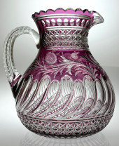 STEVENS & WILLIAMS CUT GLASS J