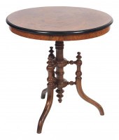 STICK AND BALL TABLE LATE 19TH