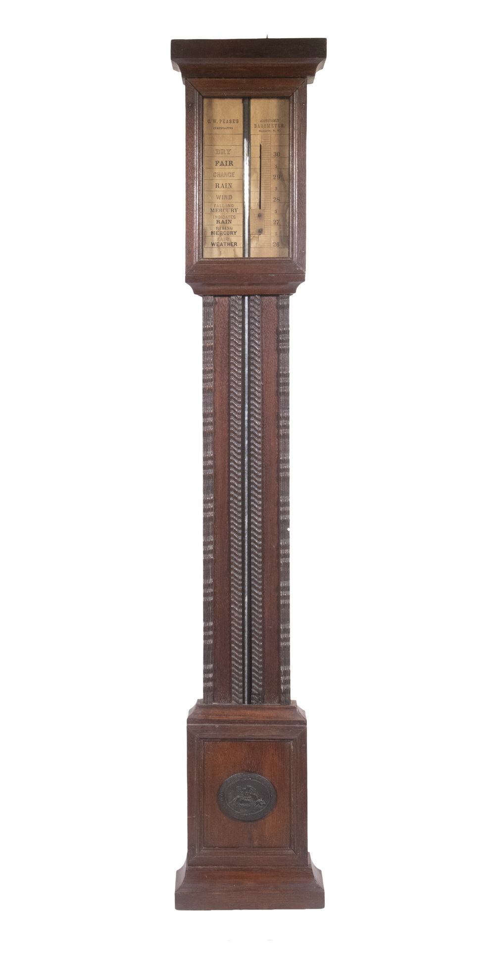 STICK BAROMETER BY G.W. PEASE,