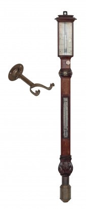 STICK BAROMETER ENGLAND, 19TH