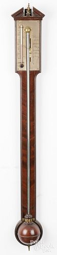 STICK BAROMETEREnglish mahogany