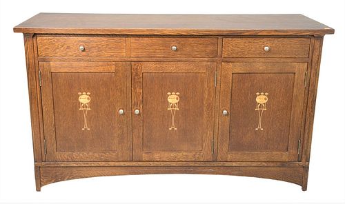 STICKLEY AFTER HARVEY ELLIS OAK