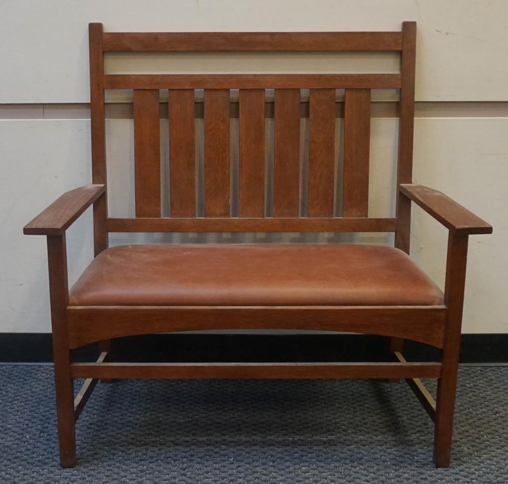 STICKLEY ARTS & CRAFTS STYLE OAK