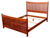 STICKLEY BED STAND WITH SLOTTE