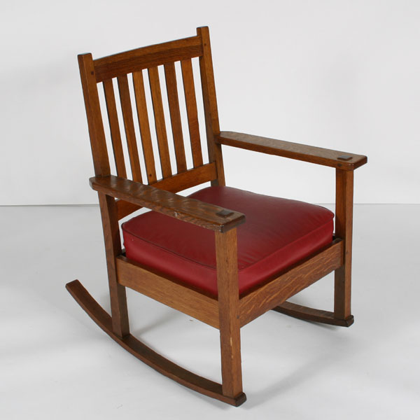 Stickley Bros. Mission oak rocker