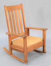 STICKLEY BROTHERS CO. OAK ROCK