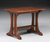 STICKLEY BROTHERS TRESTLE TABL