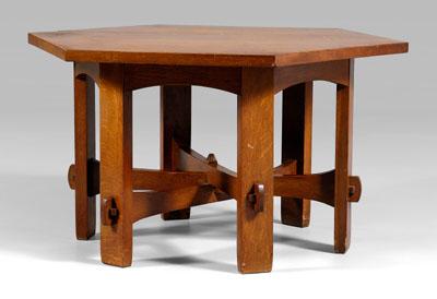 Stickley Craftsman oak table, oak