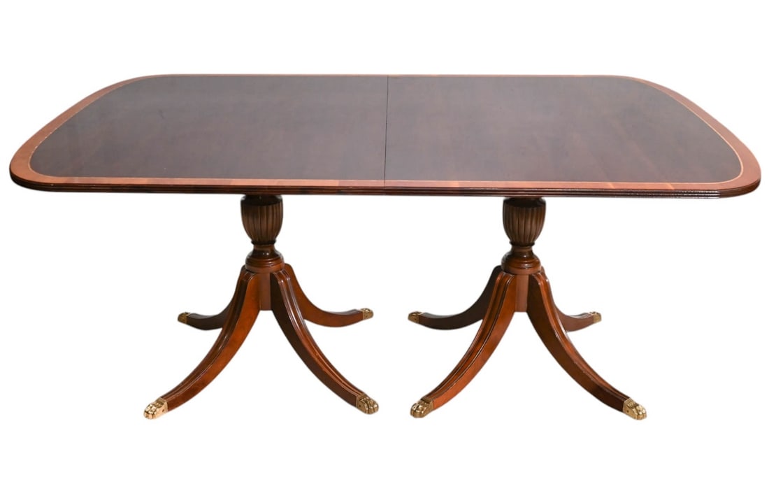 STICKLEY GEORGIAN DOUBLE PEDESTAL